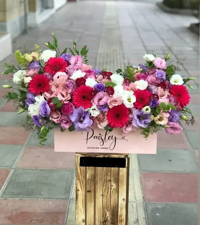 باکس گل خواستگاری سفارش جناب اردلان