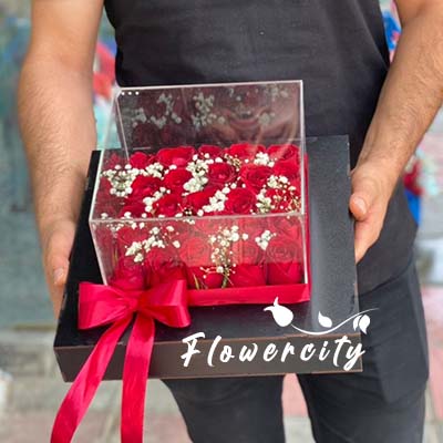 باکس گل رز مناسب روز مادر و روز زن در سنندج